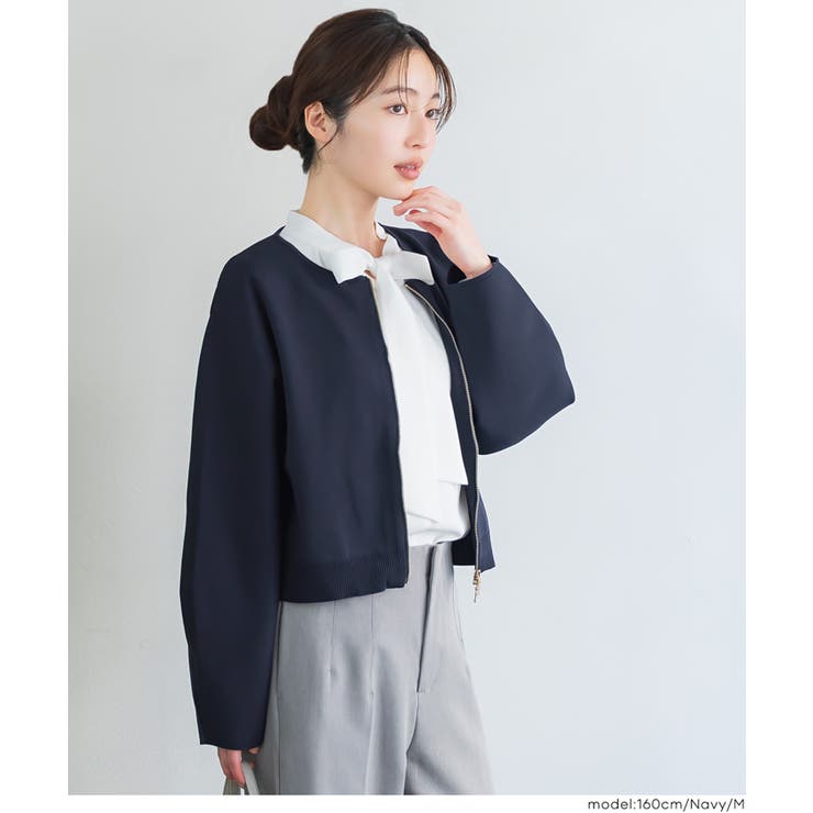 ニットブルゾン | coca | 詳細画像15 