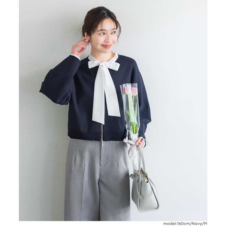 ニットブルゾン | coca | 詳細画像19 