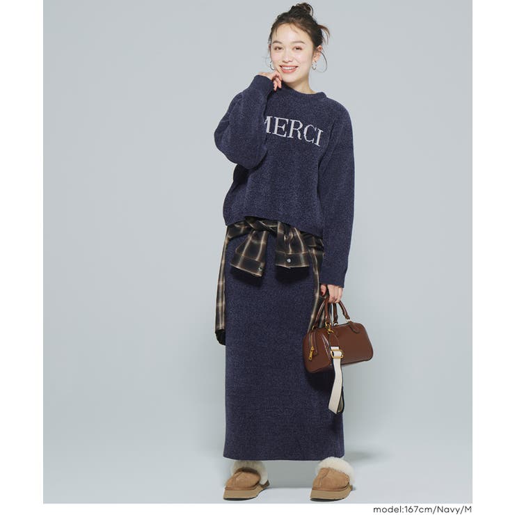 モールニットロゴトップス | coca | 詳細画像13 