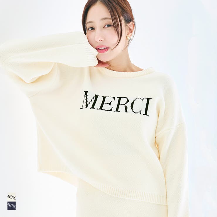 モールニットロゴトップス | coca | 詳細画像1 