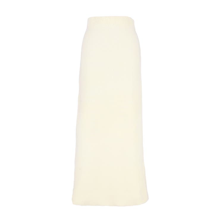 やわらかな質感で上品見え。モールニットスカート | coca | 詳細画像2 
