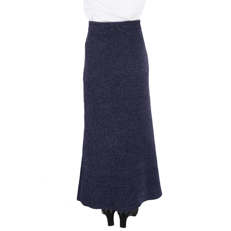 やわらかな質感で上品見え。モールニットスカート | coca | 詳細画像6 