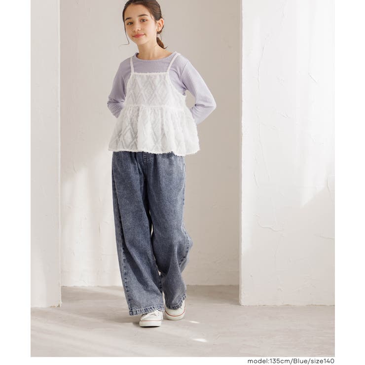 デニムワイドパンツ | coca | 詳細画像6 