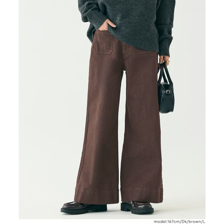 カラーワイドパンツ | coca | 詳細画像6 