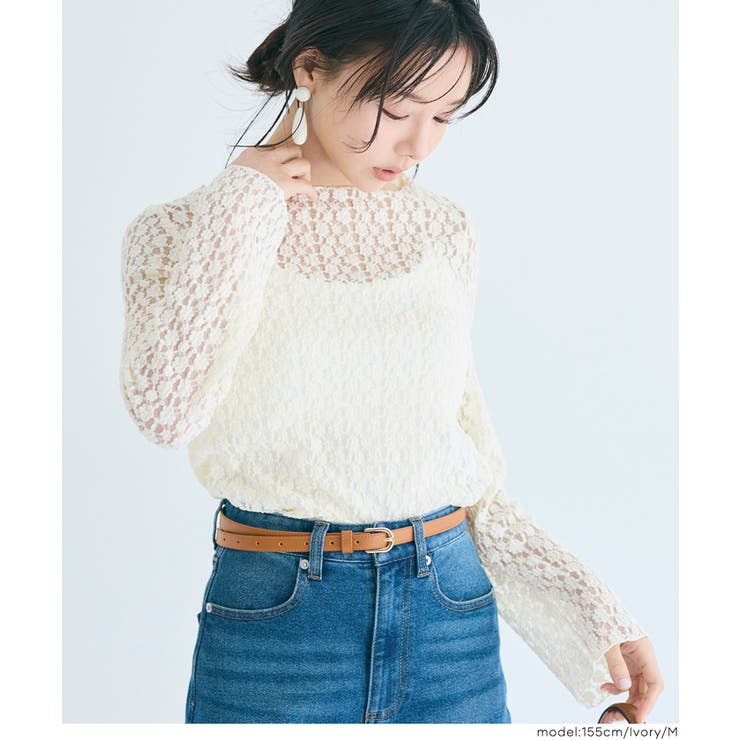 ストレッチレーストップス | coca | 詳細画像11 