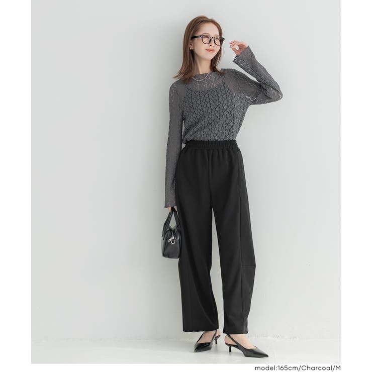 ストレッチレーストップス | coca | 詳細画像15 