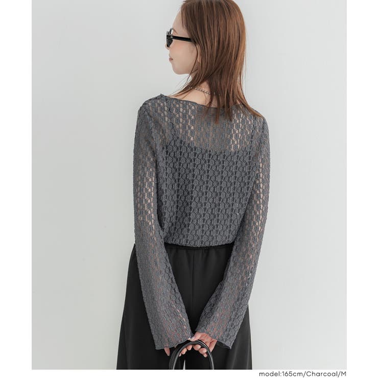 ストレッチレーストップス | coca | 詳細画像16 