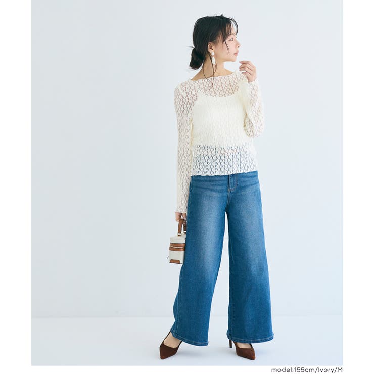 ストレッチレーストップス | coca | 詳細画像7 