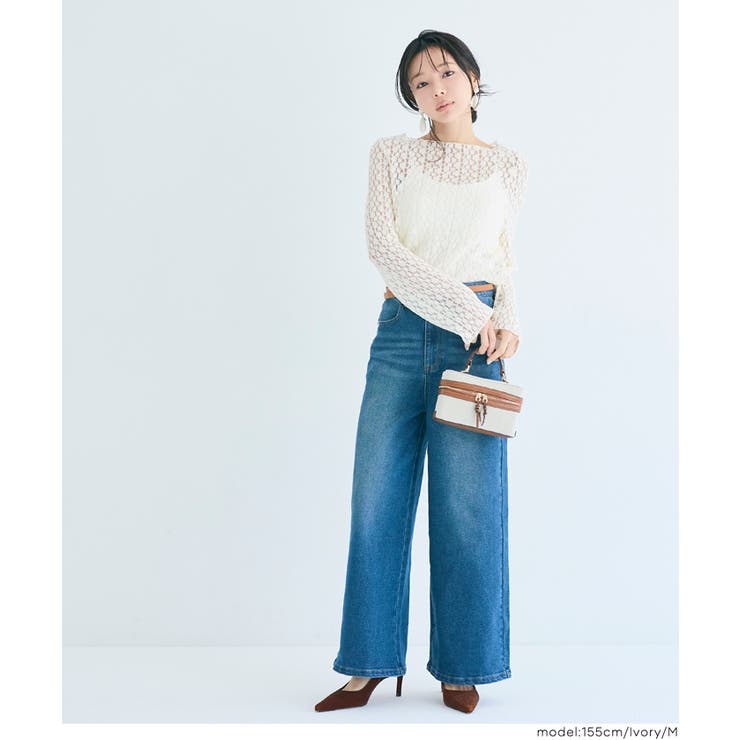 ストレッチレーストップス | coca | 詳細画像10 