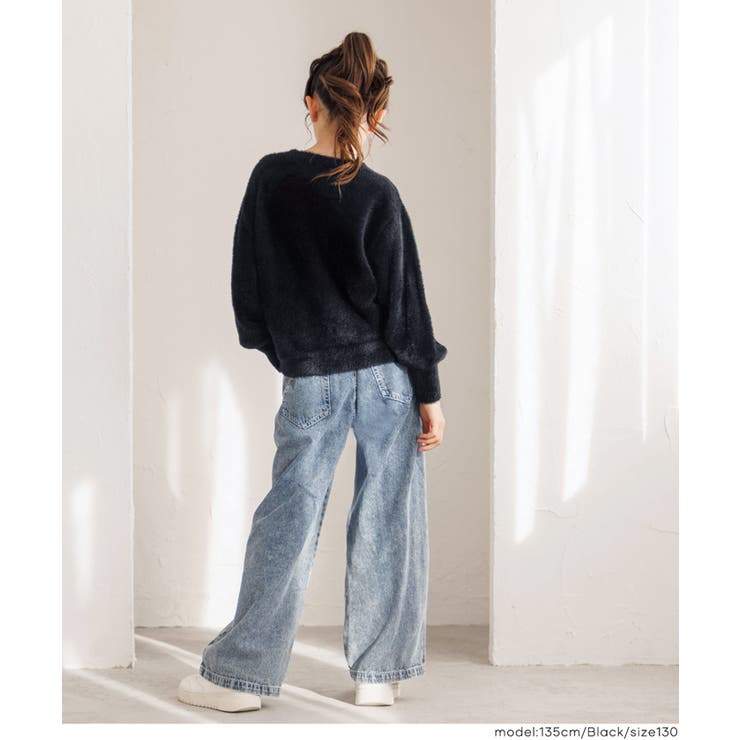 ラメロゴニットトップス キッズ | coca | 詳細画像4 