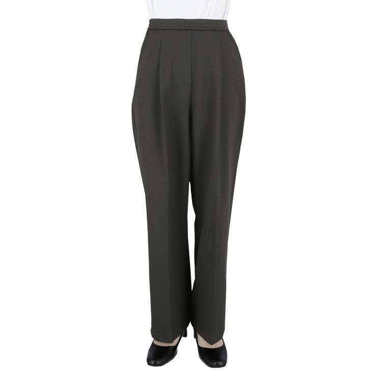 【DAILY WARM】カットジャカード裏起毛ワイドパンツ | coca | 詳細画像4 