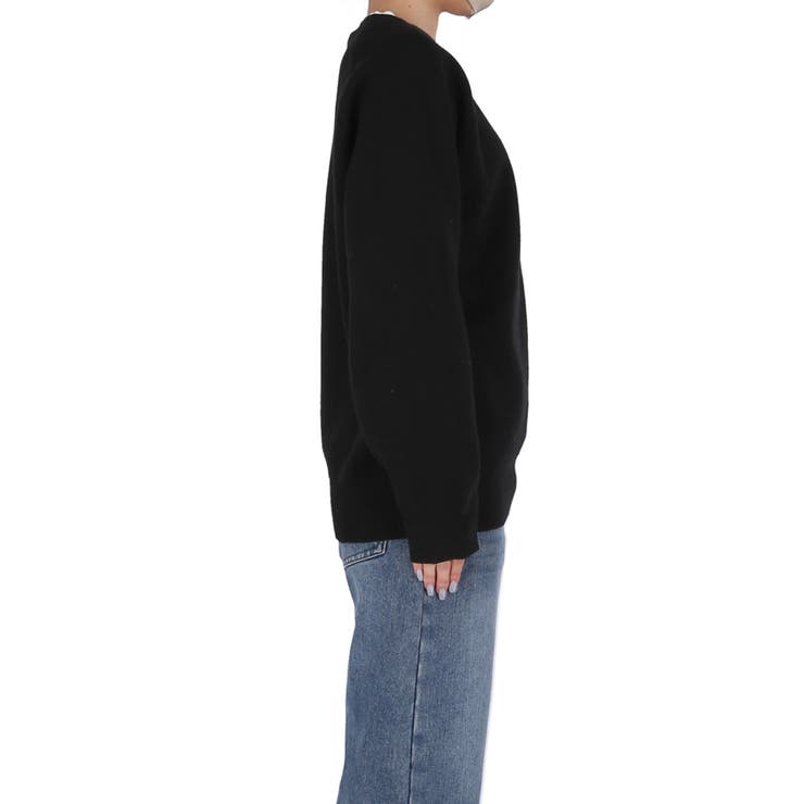 スウェットライクニットレイヤード風ニットプルオーバー ウォッシャブル | coca | 詳細画像5 