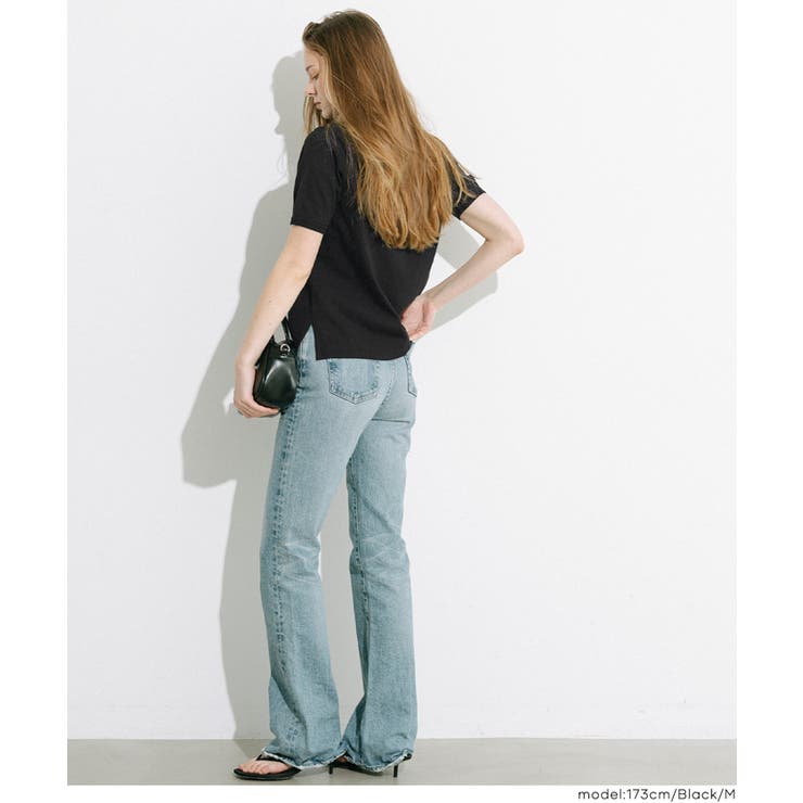 きちんと感と抜け感を両立する、ポロニットトップス | coca | 詳細画像11 