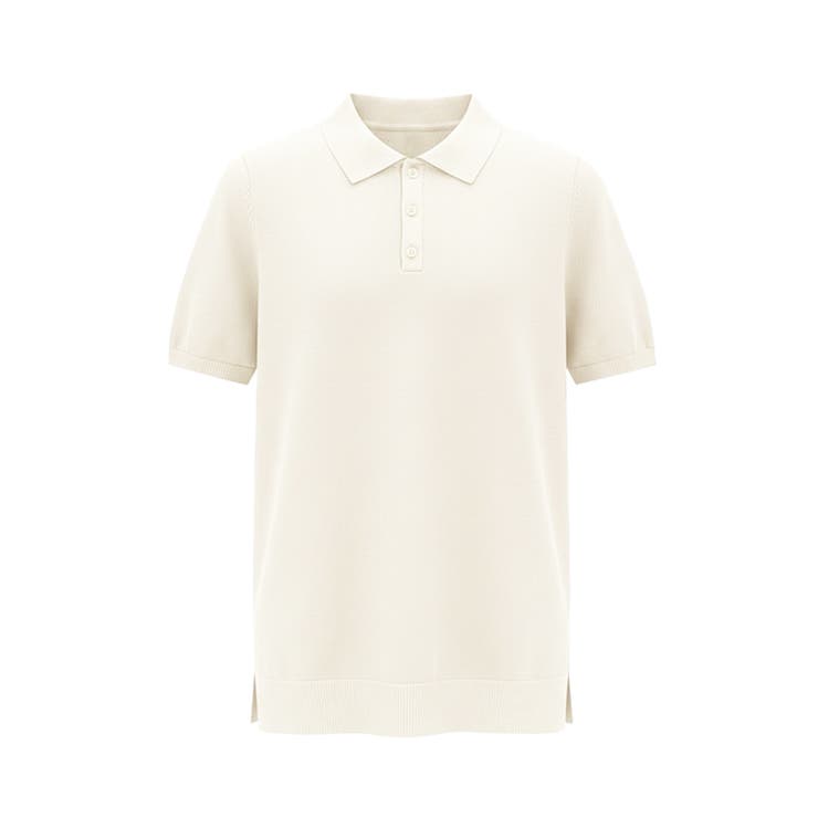 きちんと感と抜け感を両立する、ポロニットトップス | coca | 詳細画像2 