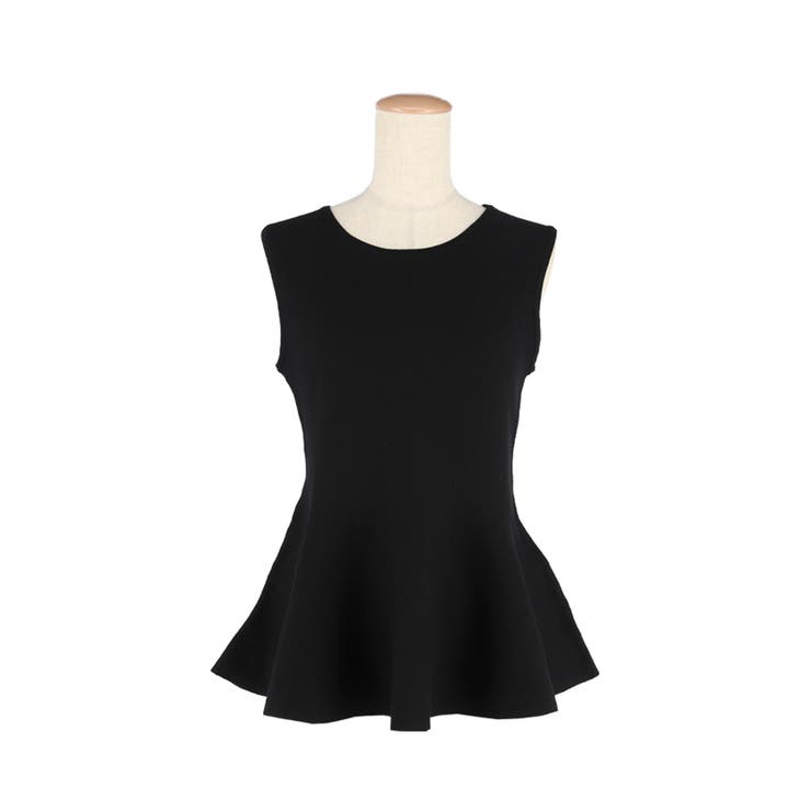 ノースリーブペプラムニットトップス | coca | 詳細画像3 