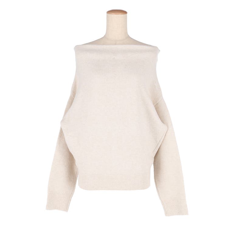 縮絨ニットワンショルダートップス | coca | 詳細画像2 