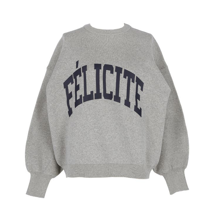 スウェットライクニット プリントトップス | coca | 詳細画像2 