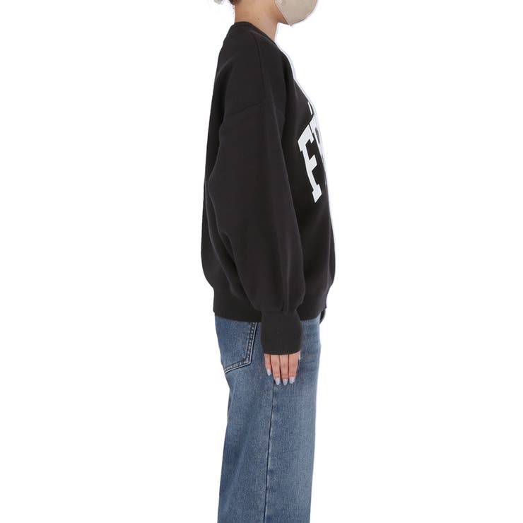 スウェットライクニット プリントトップス | coca | 詳細画像5 