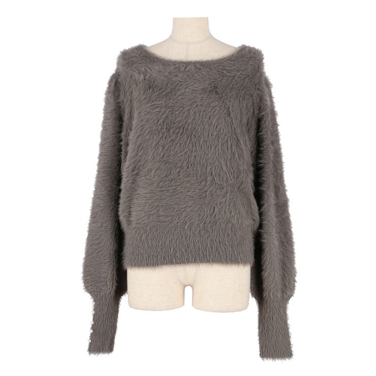 袖パールシャギーニットトップス | coca | 詳細画像2 