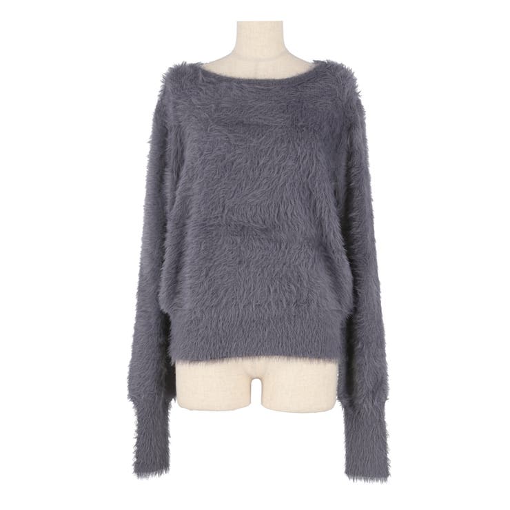 袖パールシャギーニットトップス | coca | 詳細画像3 