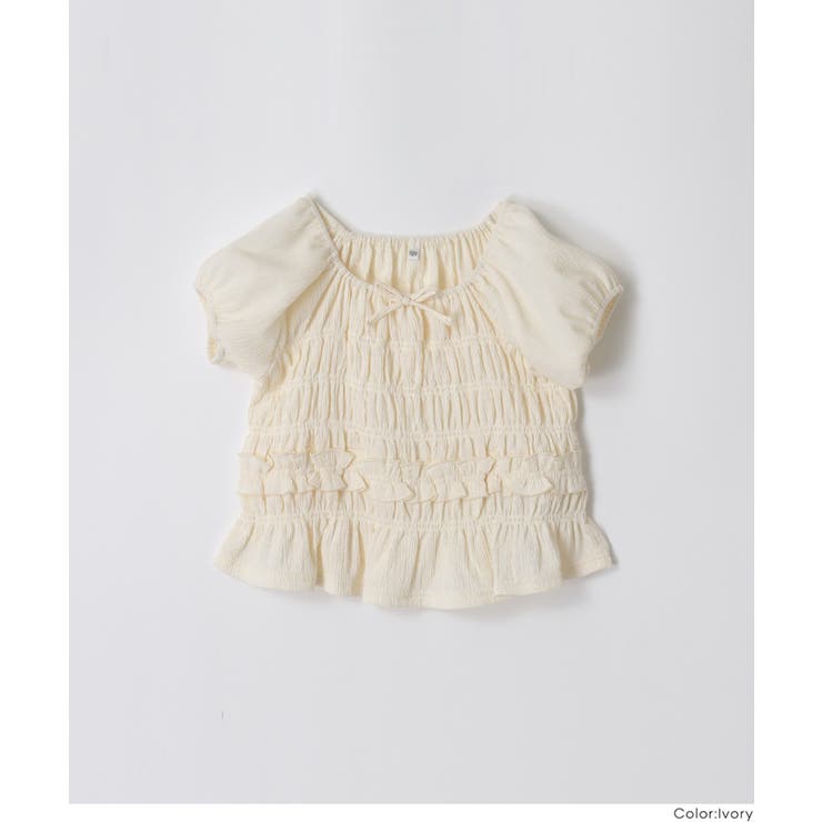 シャーリングカットブラウス | coca | 詳細画像13 