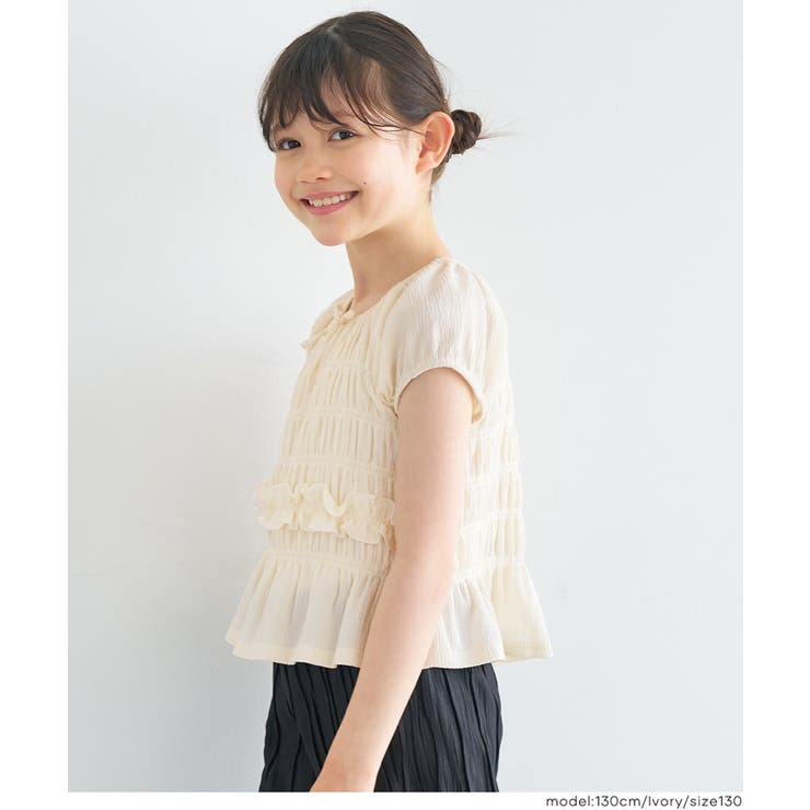 シャーリングカットブラウス | coca | 詳細画像3 