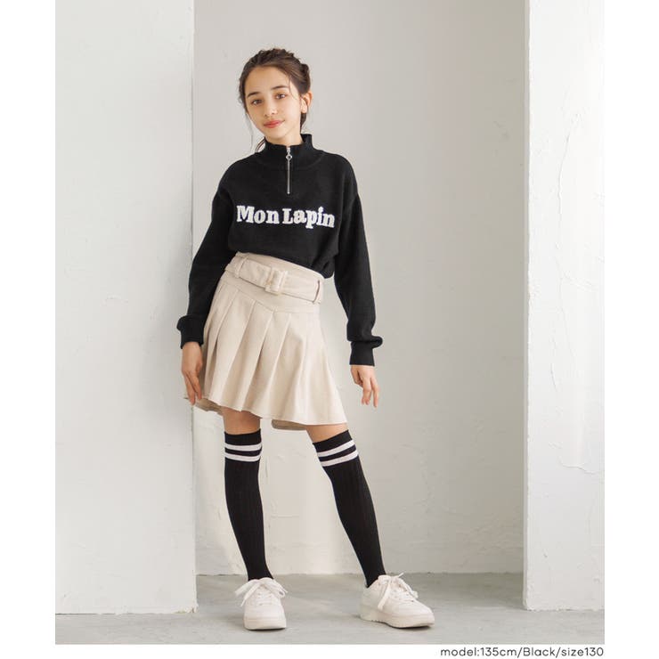 ハーフジップニットトップス | coca | 詳細画像2 