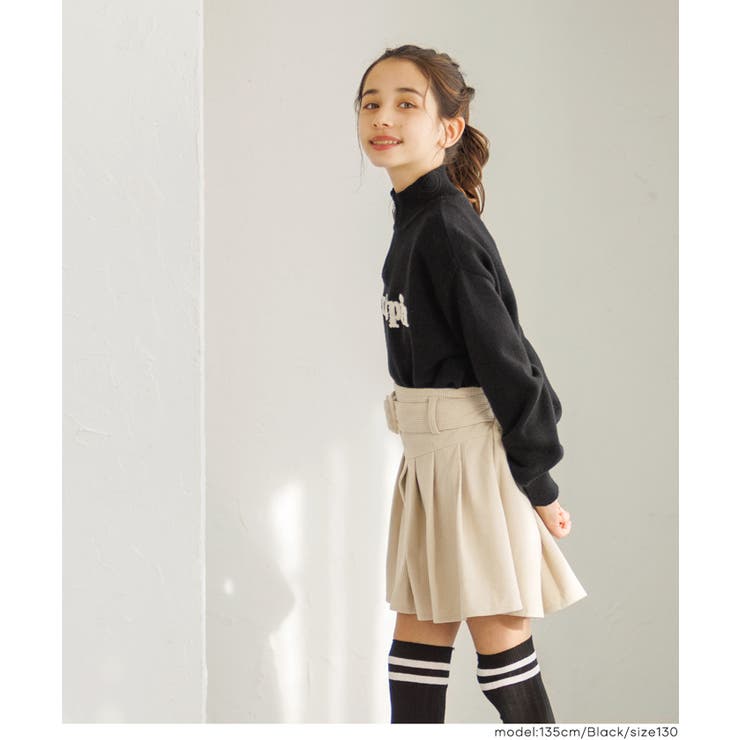 ハーフジップニットトップス | coca | 詳細画像3 