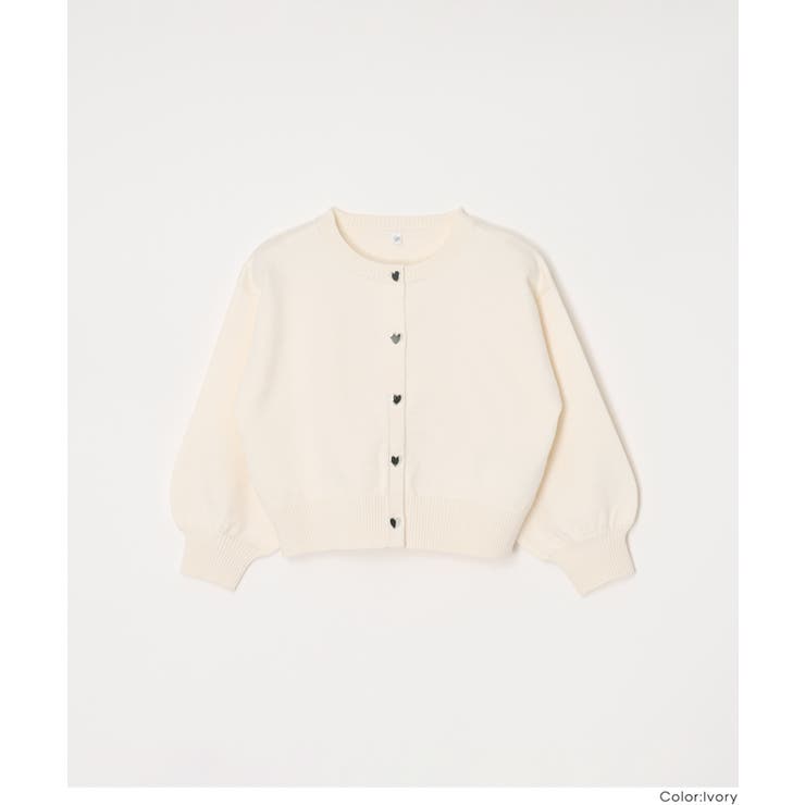 ハートボタンカーディガン | coca | 詳細画像12 