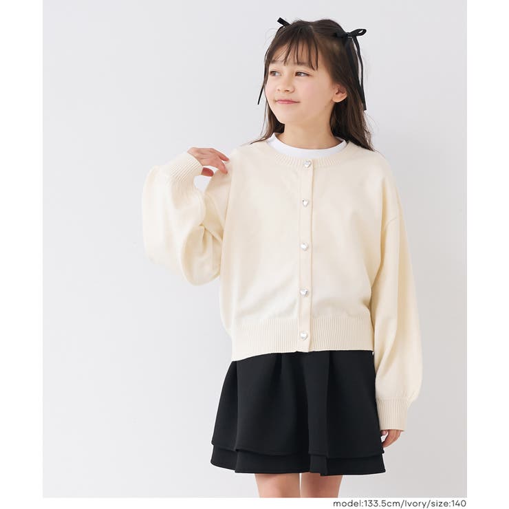 ハートボタンカーディガン | coca | 詳細画像3 