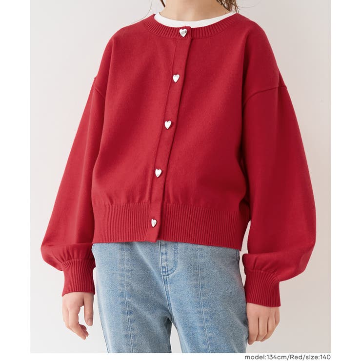 ハートボタンカーディガン | coca | 詳細画像10 