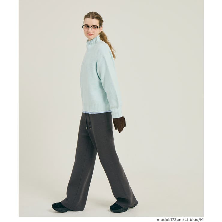 ボリュームスリーブボトルネックニットトップス | coca | 詳細画像15 