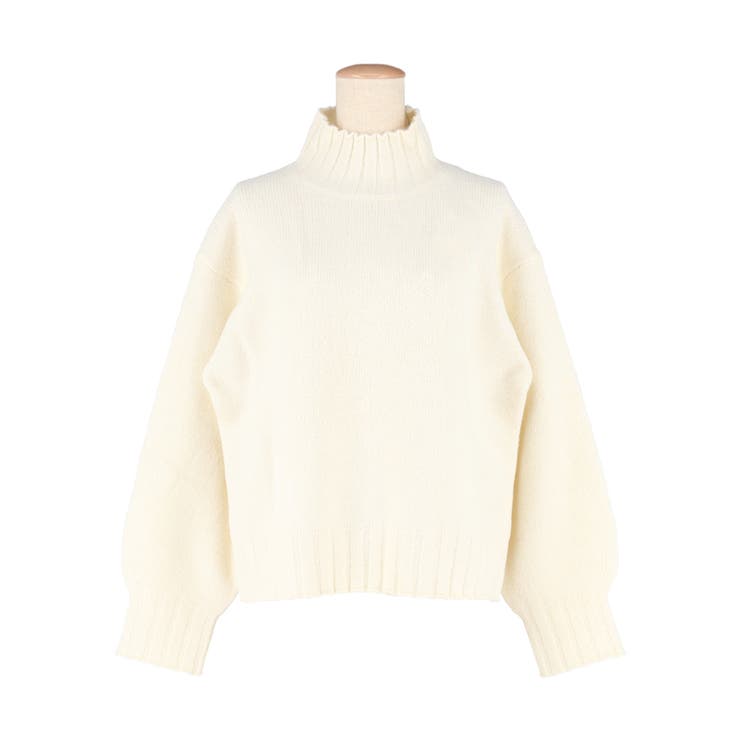 ボリュームスリーブボトルネックニットトップス | coca | 詳細画像2 