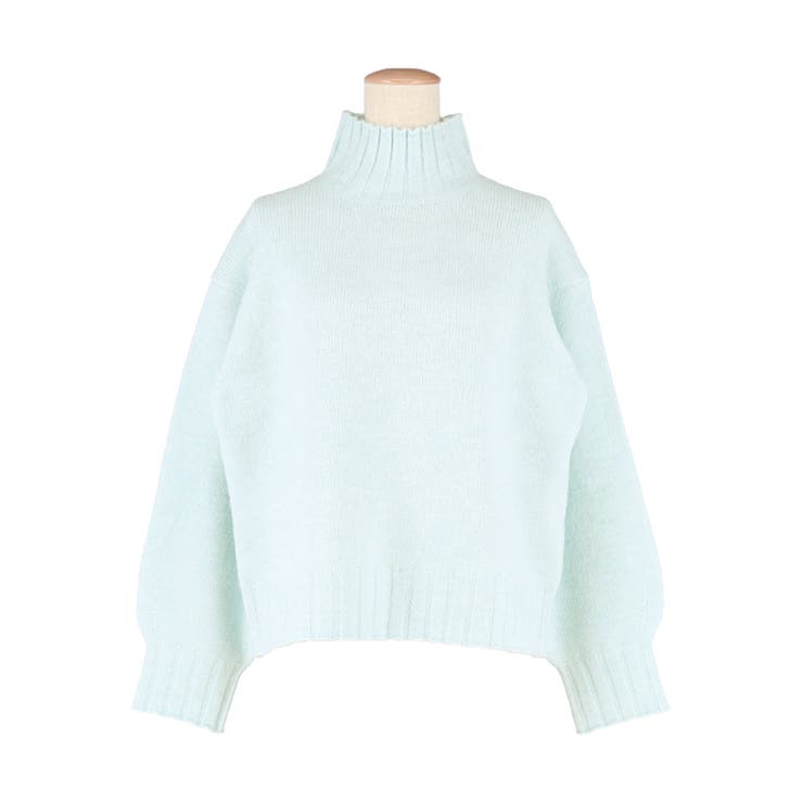 ボリュームスリーブボトルネックニットトップス | coca | 詳細画像3 