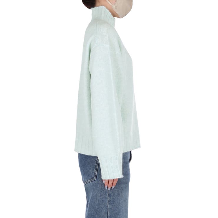 ボリュームスリーブボトルネックニットトップス | coca | 詳細画像5 