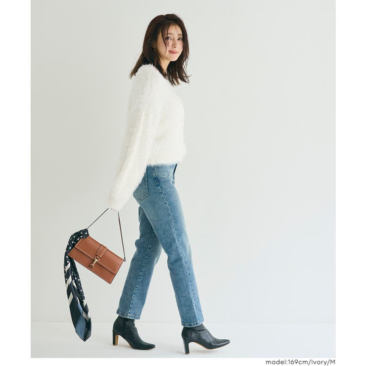 クルーネックシャギーニットカーディガン | coca | 詳細画像16 