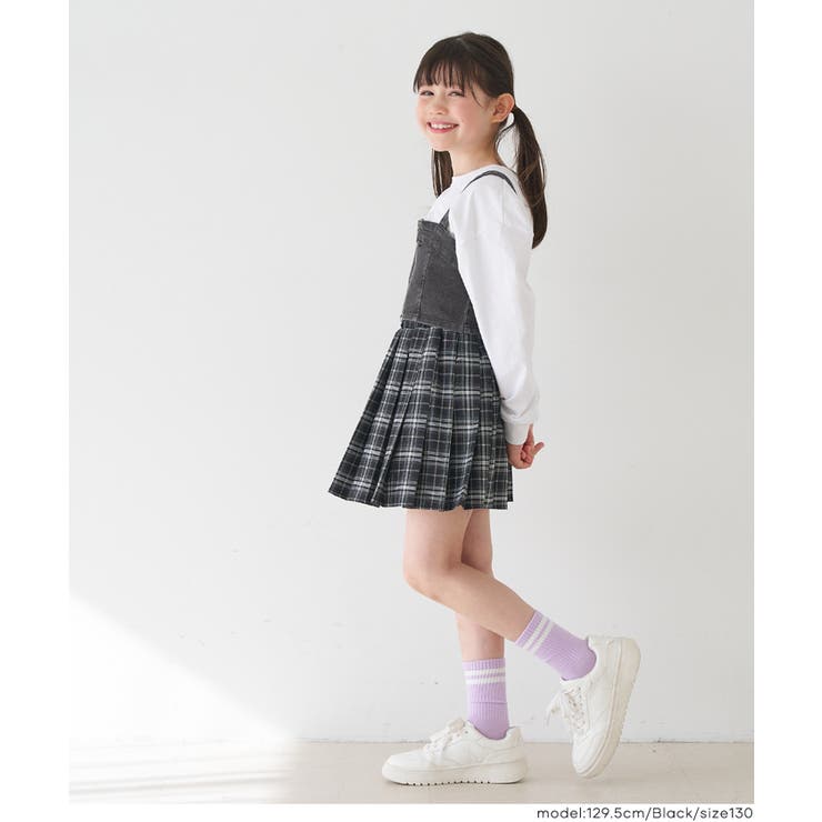 デニムジップビスチェ キッズ | coca | 詳細画像11 