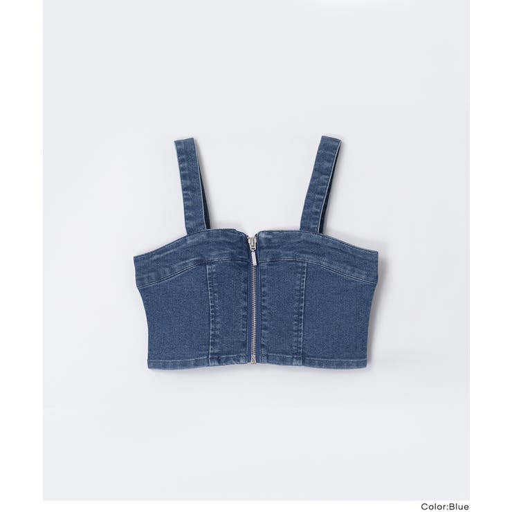 デニムジップビスチェ キッズ | coca | 詳細画像15 