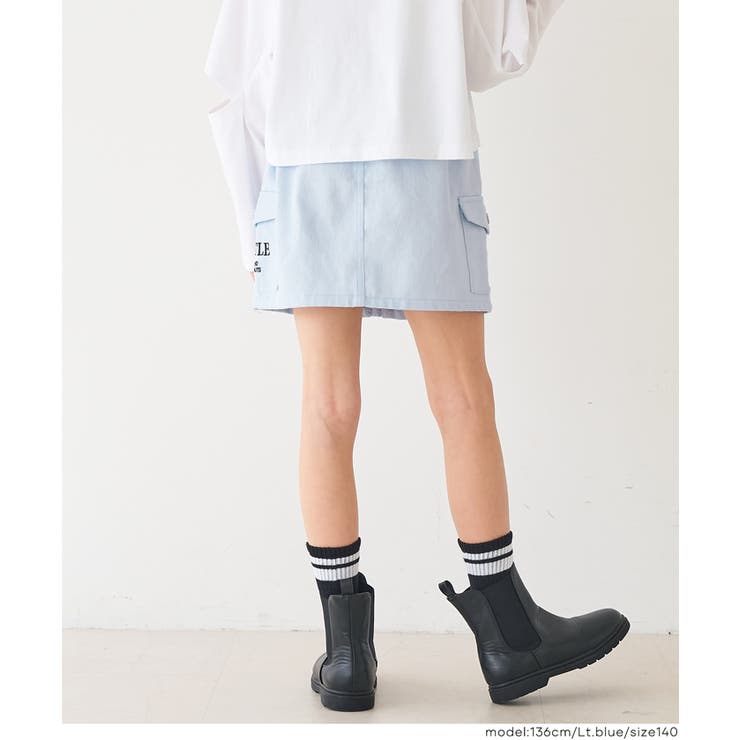 フロントジップスカート キッズ | coca | 詳細画像11 