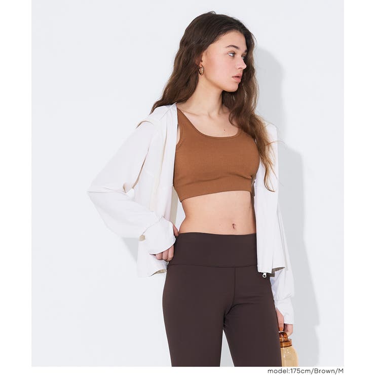 OUT BRA クロップドタンクトップ | coca | 詳細画像12 