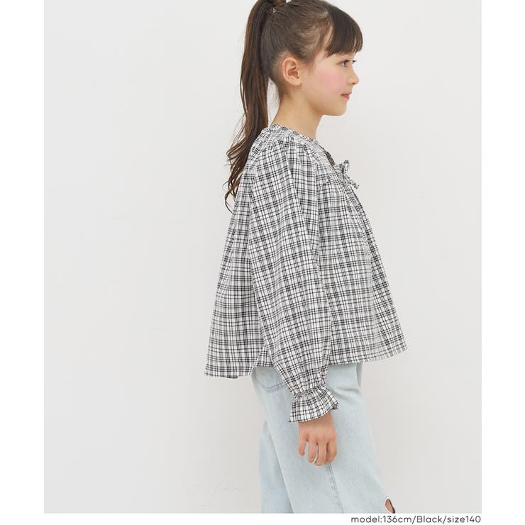 チェックブラウス | coca | 詳細画像3 