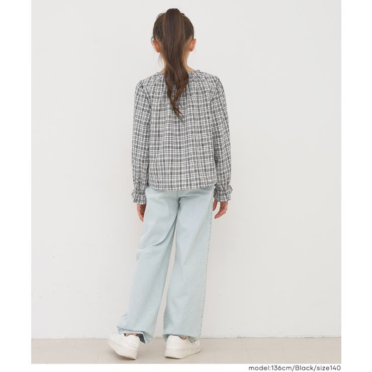 チェックブラウス | coca | 詳細画像4 