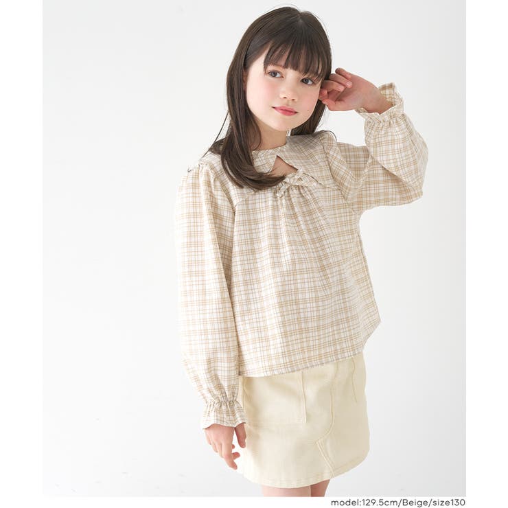 チェックブラウス | coca | 詳細画像9 