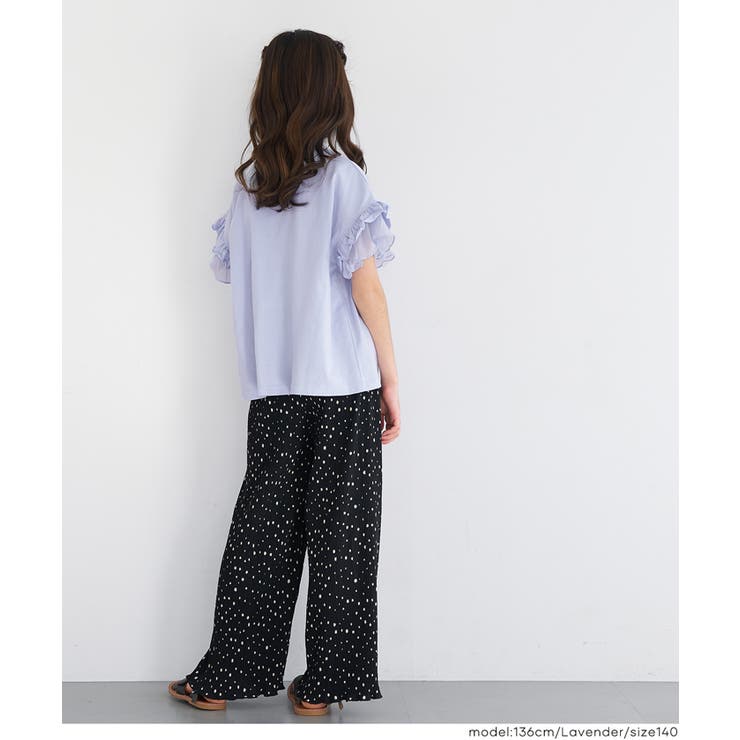 袖フリルレイヤードTシャツ | coca | 詳細画像4 