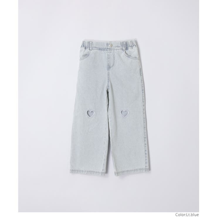 デニムハート刺繍パンツ | coca | 詳細画像2 