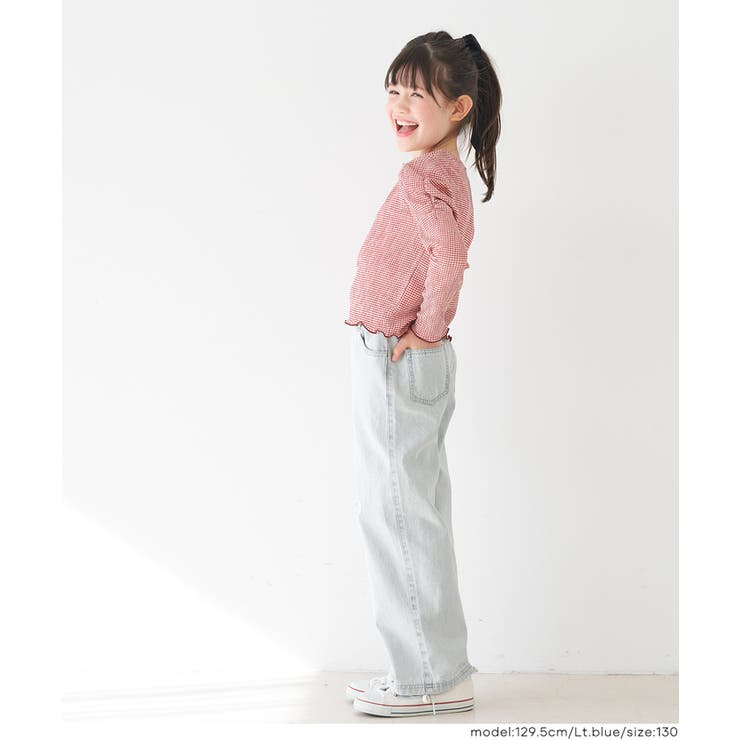 デニムハート刺繍パンツ | coca | 詳細画像6 