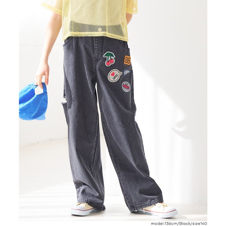 遊び心たっぷり♪デニムワッペンパンツ | coca | 詳細画像12 