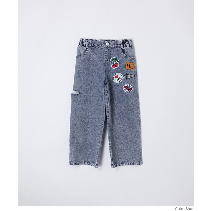 遊び心たっぷり♪デニムワッペンパンツ | coca | 詳細画像14 