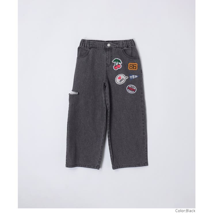 遊び心たっぷり♪デニムワッペンパンツ | coca | 詳細画像15 