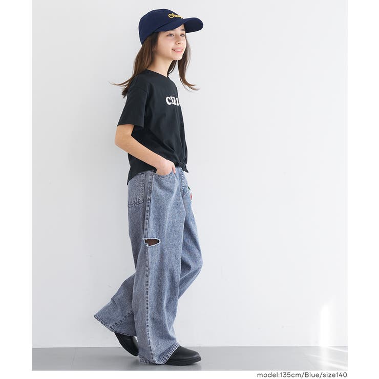 遊び心たっぷり♪デニムワッペンパンツ | coca | 詳細画像4 